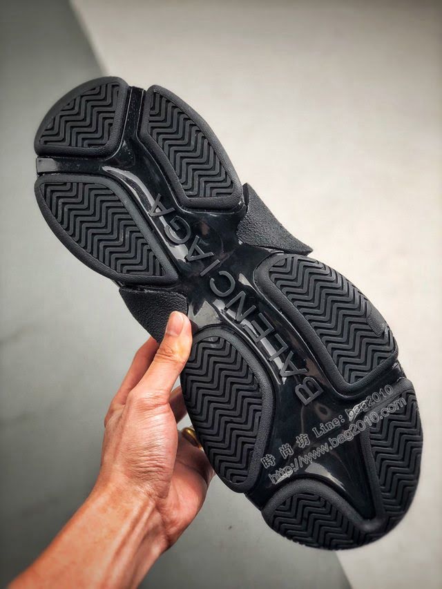 Balenciaga經典款男女鞋 巴黎世家頂級版本Triple S大底LOGO老爹鞋 Balenciaga情侶款老爹鞋  hdbl1218